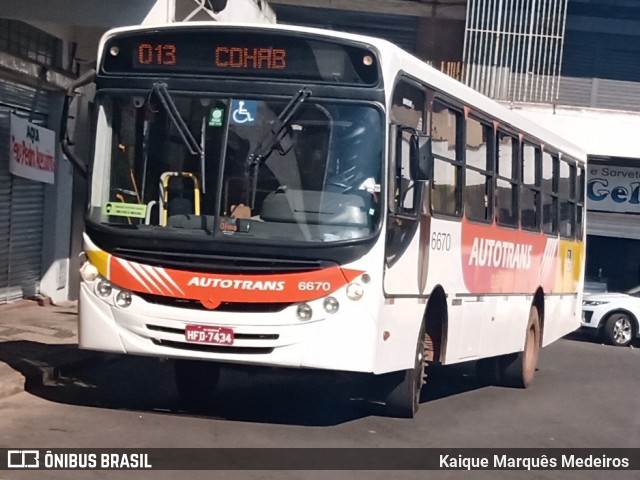 Autotrans > Turilessa 6670 na cidade de Brumadinho, Minas Gerais, Brasil, por Kaique Marquês Medeiros . Número da foto: #8773708.
