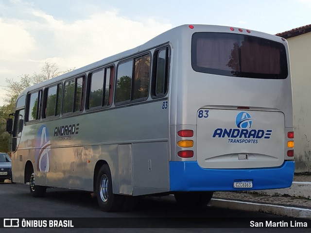 Andrade Transportes 83 na cidade de Novo Santo Antônio, Piauí, Brasil, por San Martin Lima. Número da foto: #8773192.