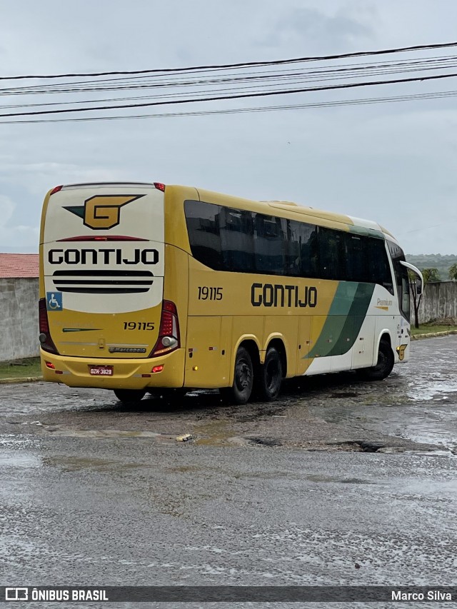Empresa Gontijo de Transportes 19115 na cidade de Nova Cruz, Rio Grande do Norte, Brasil, por Marco Silva. Número da foto: #8775786.