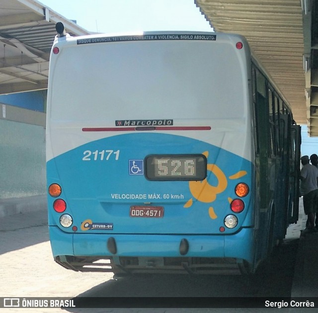 Santa Zita Transportes Coletivos 21171 na cidade de Vila Velha, Espírito Santo, Brasil, por Sergio Corrêa. Número da foto: #8776742.