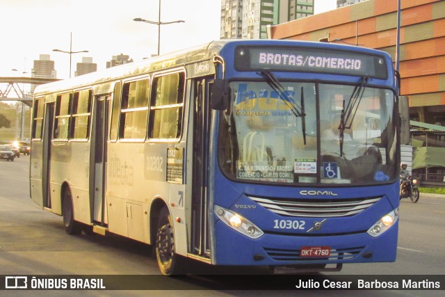 Concessionária Salvador Norte - CSN Transportes 10302 na cidade de Salvador, Bahia, Brasil, por Julio Cesar  Barbosa Martins. ID da foto: 8777950.