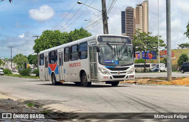 Reunidas Transportes Urbanos 0816 na cidade de Natal, Rio Grande do Norte, Brasil, por Matheus Felipe. ID da foto: 8776407.