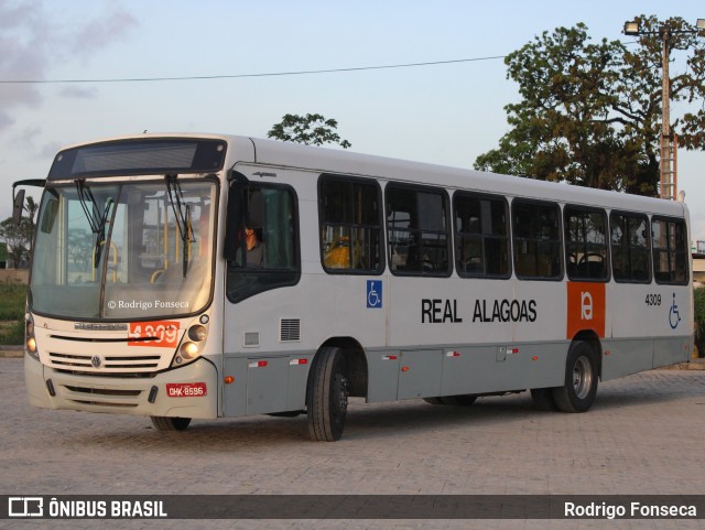 Real Alagoas de Viação 4309 na cidade de Maceió, Alagoas, Brasil, por Rodrigo Fonseca. Número da foto: #8778151.
