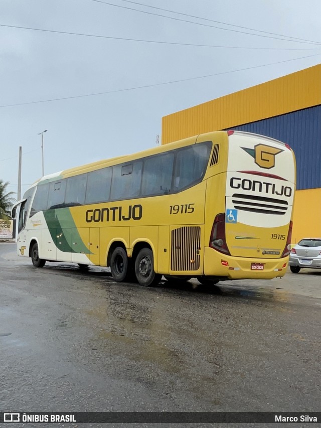 Empresa Gontijo de Transportes 19115 na cidade de Nova Cruz, Rio Grande do Norte, Brasil, por Marco Silva. ID da foto: 8775788.