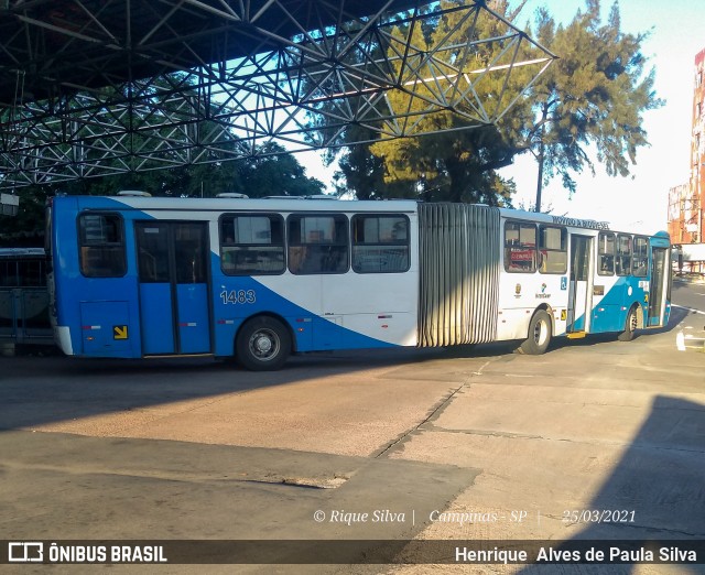 VB Transportes e Turismo 1483 na cidade de Campinas, São Paulo, Brasil, por Henrique Alves de Paula Silva. ID da foto: 8775879.