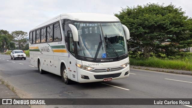 Viação Santos 7001 na cidade de Juiz de Fora, Minas Gerais, Brasil, por Luiz Carlos Rosa. Número da foto: #8776897.