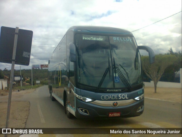 Viação Cidade Sol 8540 na cidade de Piritiba, Bahia, Brasil, por Mario dos Santos Nogueira Junior. Número da foto: #8776016.