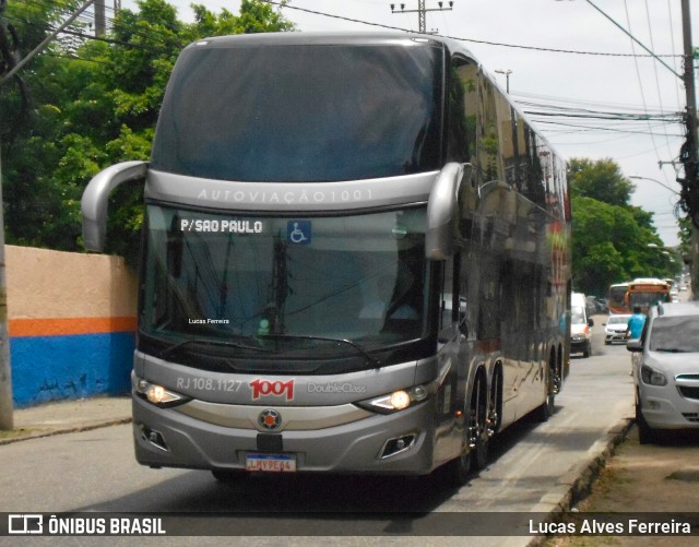 Auto Viação 1001 RJ 108.1127 na cidade de Nova Iguaçu, Rio de Janeiro, Brasil, por Lucas Alves Ferreira. Número da foto: #8776776.