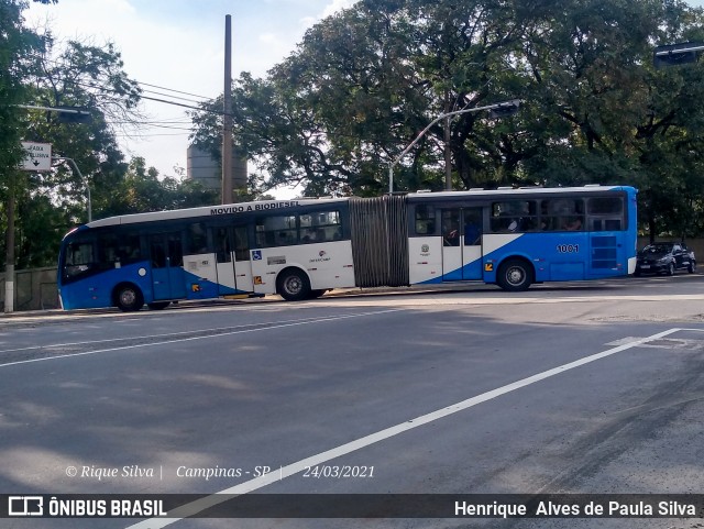 VB Transportes e Turismo 1001 na cidade de Campinas, São Paulo, Brasil, por Henrique Alves de Paula Silva. ID da foto: 8775916.