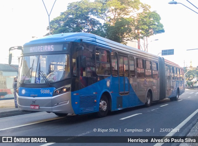 VB Transportes e Turismo 1430 na cidade de Campinas, São Paulo, Brasil, por Henrique Alves de Paula Silva. Número da foto: #8775912.