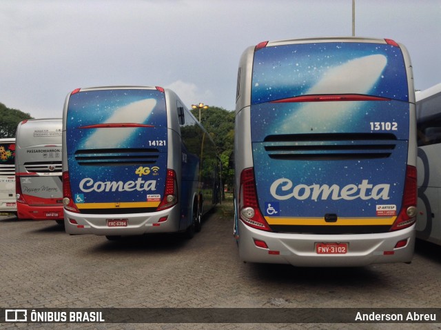 Viação Cometa 13102 na cidade de São Paulo, São Paulo, Brasil, por Anderson Abreu. Número da foto: #8705058.
