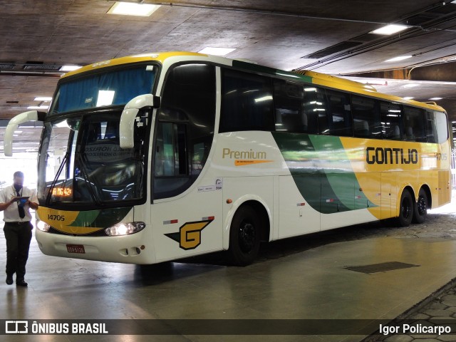 Empresa Gontijo de Transportes 14705 na cidade de Belo Horizonte, Minas Gerais, Brasil, por Igor Policarpo. ID da foto: 8704188.