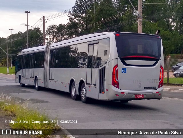 Mercedes-Benz 1443 na cidade de Campinas, São Paulo, Brasil, por Henrique Alves de Paula Silva. ID da foto: 8703764.