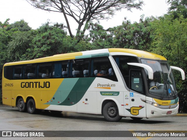 Empresa Gontijo de Transportes 21405 na cidade de São Paulo, São Paulo, Brasil, por Willian Raimundo Morais. ID da foto: 8703608.