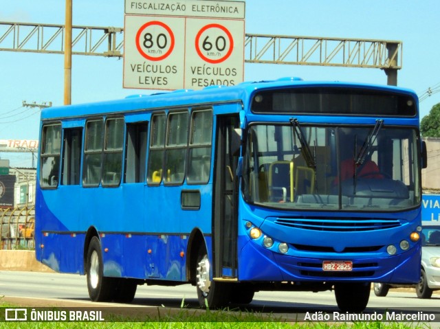 Ônibus Particulares 2825 na cidade de Belo Horizonte, Minas Gerais, Brasil, por Adão Raimundo Marcelino. ID da foto: 8705059.