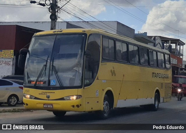 Viação Itapemirim 8501 na cidade de Guarabira, Paraíba, Brasil, por Pedro Eduardo. Número da foto: #8705342.