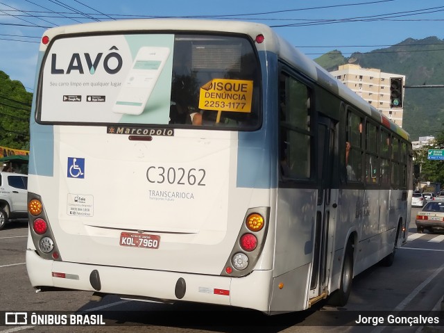 Transportes Futuro C30262 na cidade de Rio de Janeiro, Rio de Janeiro, Brasil, por Jorge Gonçalves. Número da foto: #8706109.