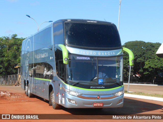 Viação Garcia 8832 na cidade de Maringá, Paraná, Brasil, por Marcos de Alcantara Pinto. Número da foto: #8707053.