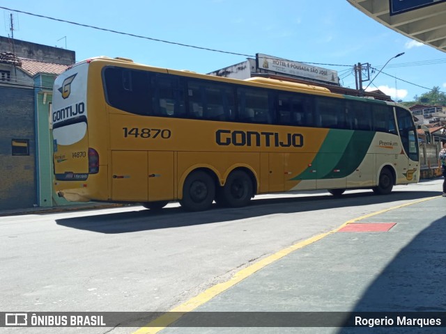 Empresa Gontijo de Transportes 14870 na cidade de Aparecida, São Paulo, Brasil, por Rogerio Marques. ID da foto: 8707452.