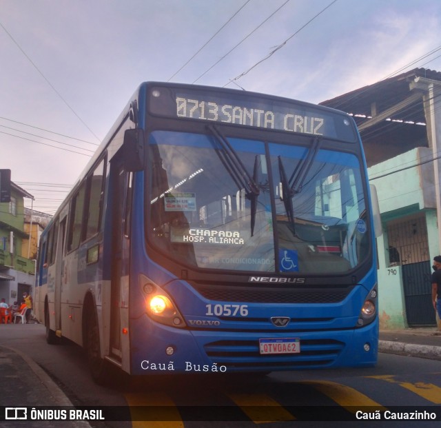 Concessionária Salvador Norte - CSN Transportes 10576 na cidade de Salvador, Bahia, Brasil, por Cauã Cauazinho. Número da foto: #8707790.