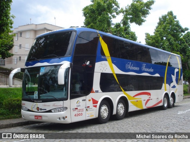 Advance Transatur 4203 na cidade de Petrópolis, Rio de Janeiro, Brasil, por Michel Soares da Rocha. Número da foto: #8709992.