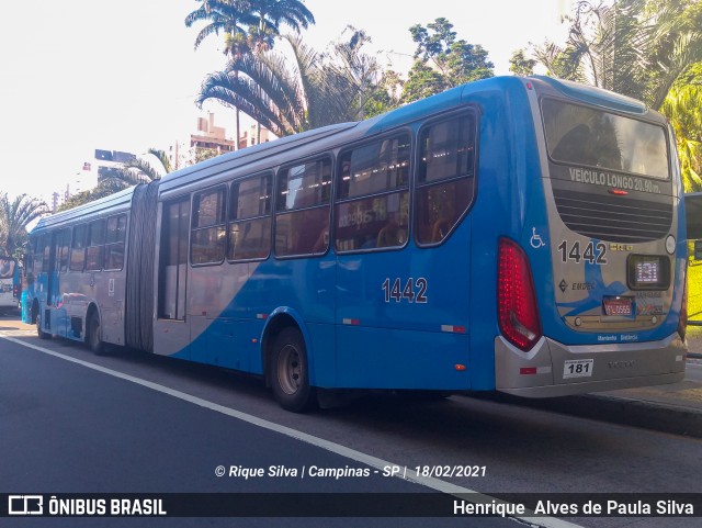 VB Transportes e Turismo 1442 na cidade de Campinas, São Paulo, Brasil, por Henrique Alves de Paula Silva. Número da foto: #8709553.