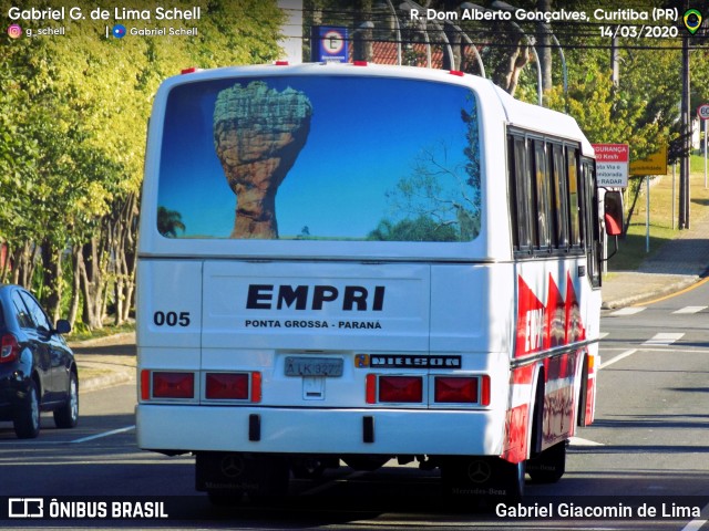 Trans Empri 005 na cidade de Curitiba, Paraná, Brasil, por Gabriel Giacomin de Lima. Número da foto: #8709055.