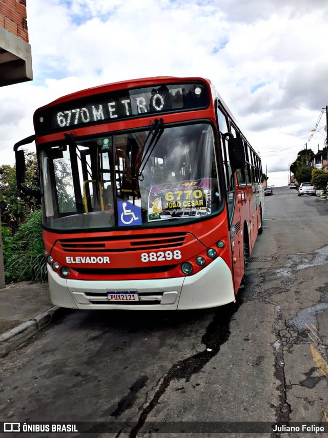 Viação Novo Retiro 88298 na cidade de Contagem, Minas Gerais, Brasil, por Juliano Felipe. ID da foto: 8708135.