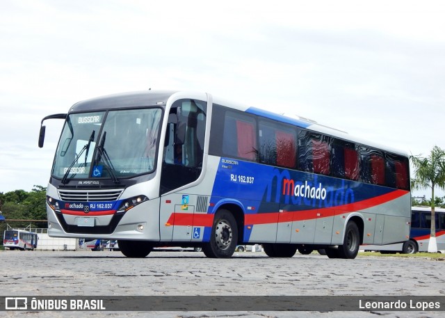 Transportes Machado RJ 162.037 na cidade de Magé, Rio de Janeiro, Brasil, por Leonardo Lopes. ID da foto: 8709896.