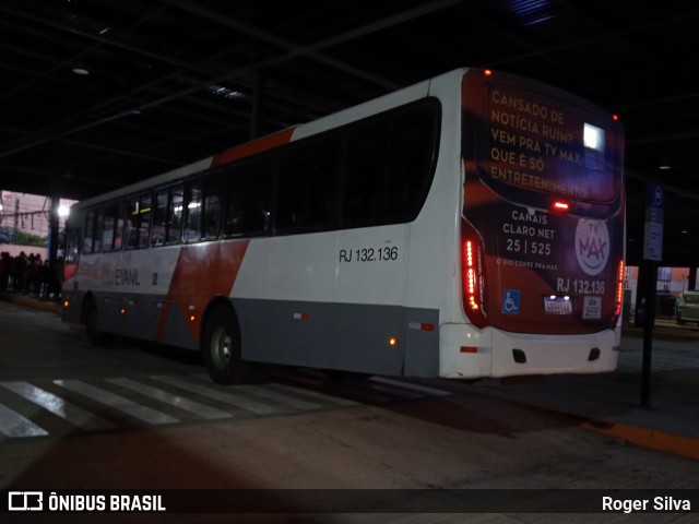 Evanil Transportes e Turismo RJ 132.136 na cidade de Nova Iguaçu, Rio de Janeiro, Brasil, por Roger Silva. Número da foto: #8711013.