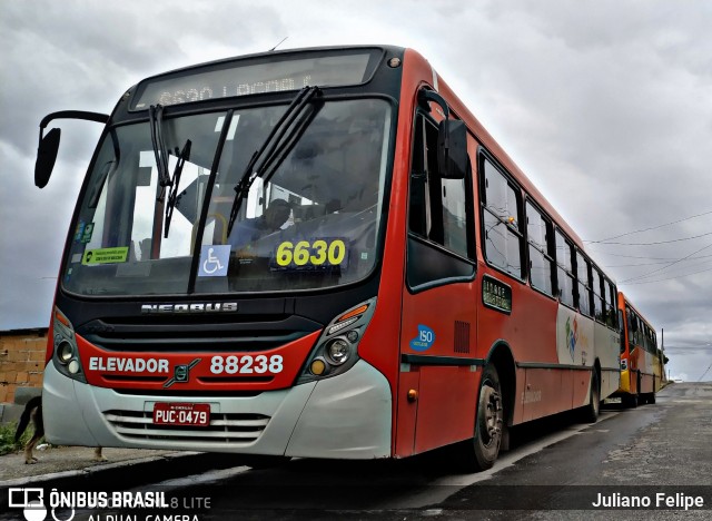 Viação Novo Retiro 88238 na cidade de Contagem, Minas Gerais, Brasil, por Juliano Felipe. Número da foto: #8708136.