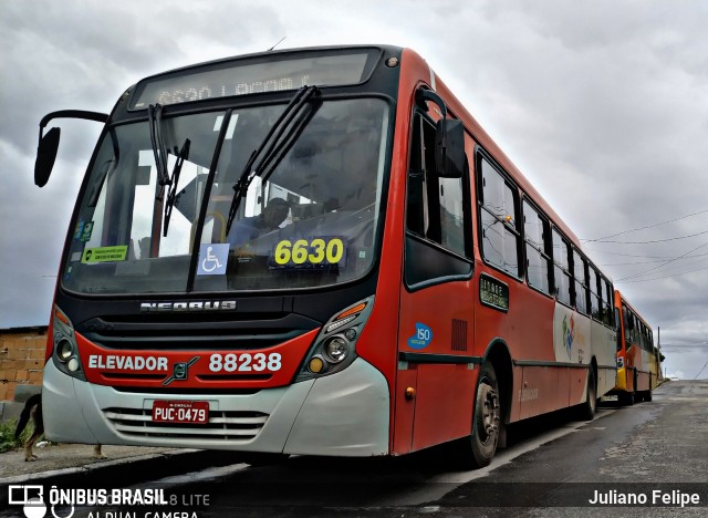 Viação Novo Retiro 88238 na cidade de Contagem, Minas Gerais, Brasil, por Juliano Felipe. ID da foto: 8708136.