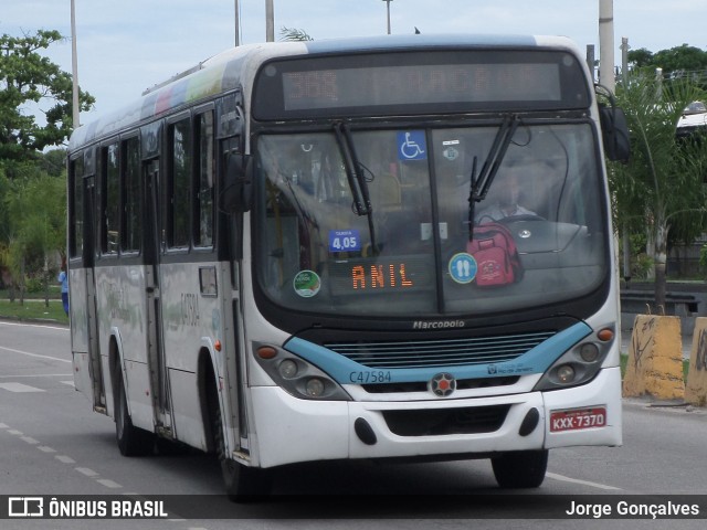 Viação Redentor C47584 na cidade de Rio de Janeiro, Rio de Janeiro, Brasil, por Jorge Gonçalves. ID da foto: 8709268.