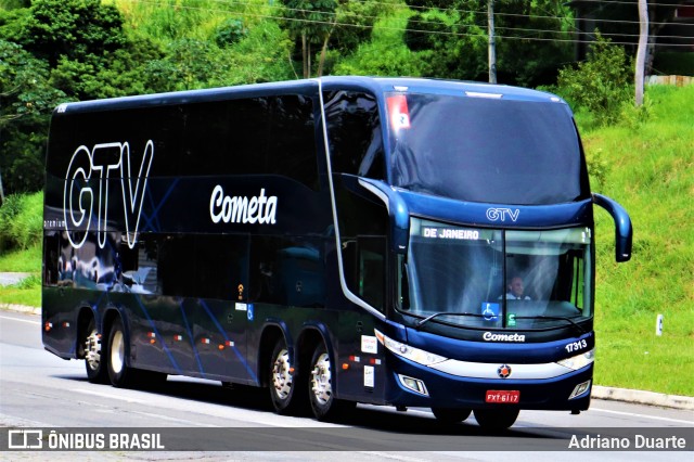 Viação Cometa 17313 na cidade de Areal, Rio de Janeiro, Brasil, por Adriano Duarte. ID da foto: 8711152.