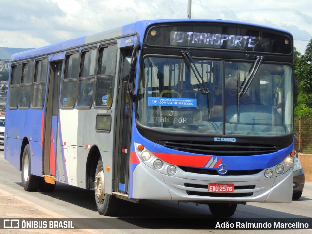 Ônibus Particulares 2576 na cidade de Belo Horizonte, Minas Gerais, Brasil, por Adão Raimundo Marcelino. Número da foto: #8711196.