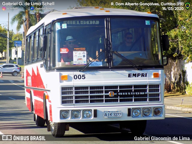 Trans Empri 005 na cidade de Curitiba, Paraná, Brasil, por Gabriel Giacomin de Lima. ID da foto: 8709052.