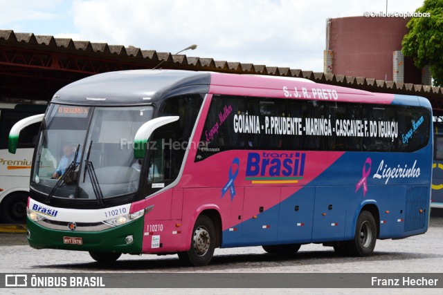 Trans Brasil > TCB - Transporte Coletivo Brasil 110210 na cidade de Vitória da Conquista, Bahia, Brasil, por Franz Hecher. Número da foto: #8710545.