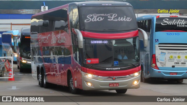 Expresso São Luiz 8080 na cidade de Goiânia, Goiás, Brasil, por Carlos Júnior. Número da foto: #8710419.