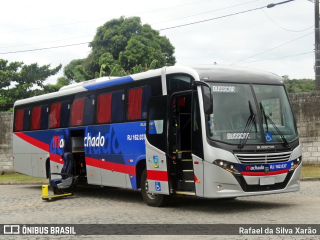 Transportes Machado RJ 162.037 na cidade de Magé, Rio de Janeiro, Brasil, por Rafael da Silva Xarão. ID da foto: 8711164.