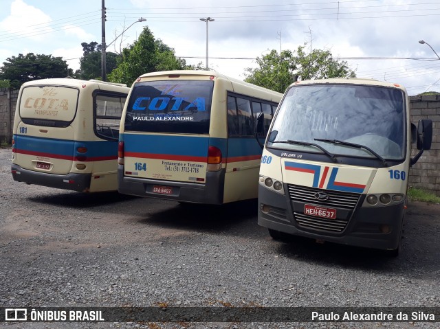 Viação Cota - Cota Transportes 160 na cidade de Matozinhos, Minas Gerais, Brasil, por Paulo Alexandre da Silva. Número da foto: #8708466.