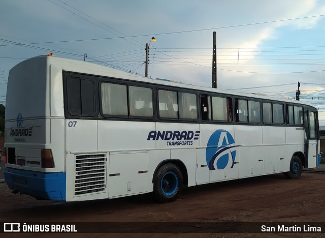 Andrade Transportes 07 na cidade de Teresina, Piauí, Brasil, por San Martin Lima. Número da foto: #8708981.
