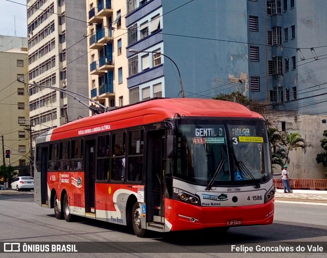 Himalaia Transportes > Ambiental Transportes Urbanos 4 1586 na cidade de São Paulo, São Paulo, Brasil, por Felipe Goncalves do Vale. ID da foto: 8709217.