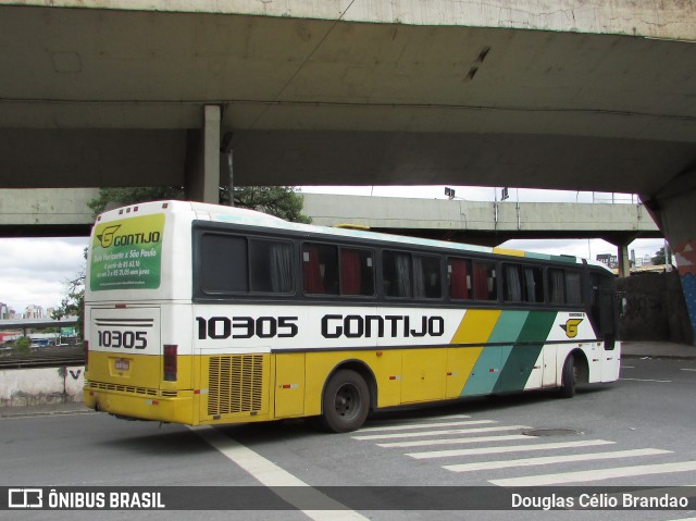 Empresa Gontijo de Transportes 10305 na cidade de Belo Horizonte, Minas Gerais, Brasil, por Douglas Célio Brandao. ID da foto: 8713452.