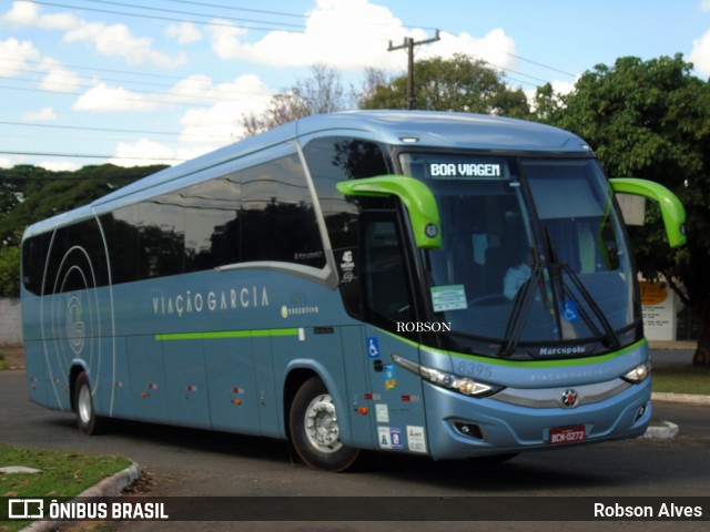 Viação Garcia 8395 na cidade de Paranavaí, Paraná, Brasil, por Robson Alves. Número da foto: #8712869.
