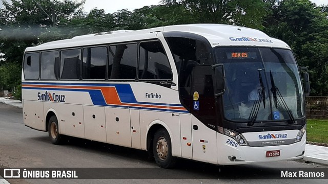 VUSC - Viação União Santa Cruz 2820 na cidade de Pantano Grande, Rio Grande do Sul, Brasil, por Max Ramos. Número da foto: #8711406.