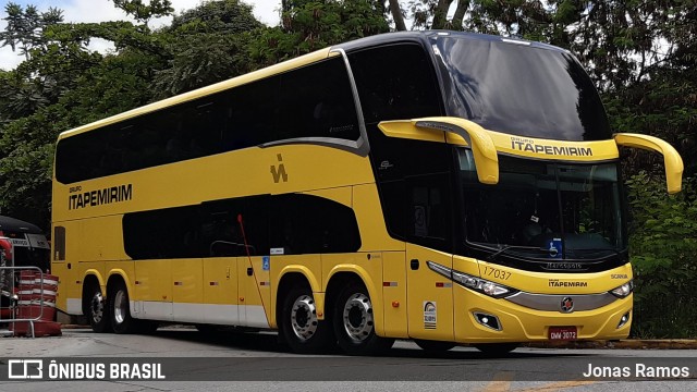 Viação Itapemirim 17037 na cidade de São Paulo, São Paulo, Brasil, por Jonas Ramos. Número da foto: #8714599.