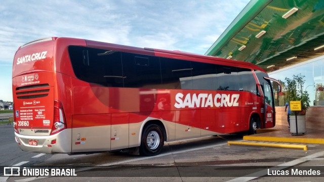 Viação Santa Cruz 208160 na cidade de São Paulo, São Paulo, Brasil, por Lucas Mendes. Número da foto: #8714661.