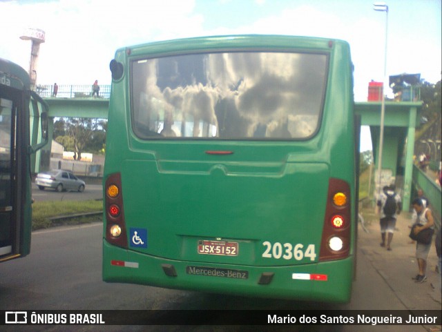 OT Trans - Ótima Salvador Transportes 20364 na cidade de Salvador, Bahia, Brasil, por Mario dos Santos Nogueira Junior. Número da foto: #8713904.