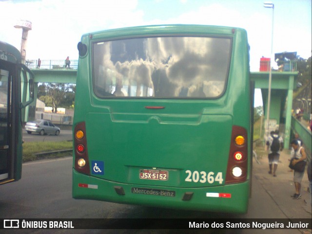 OT Trans - Ótima Salvador Transportes 20364 na cidade de Salvador, Bahia, Brasil, por Mario dos Santos Nogueira Junior. ID da foto: 8713904.