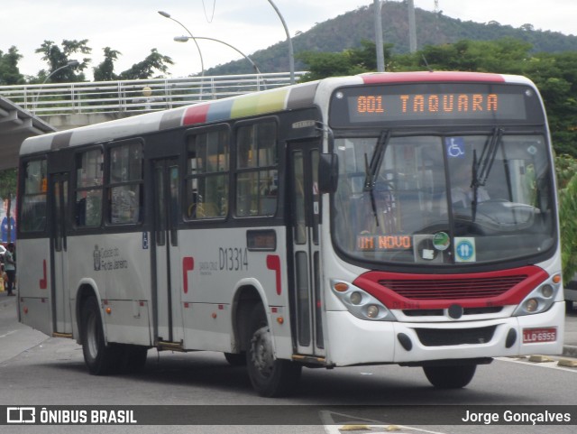 Transportes Barra D13314 na cidade de Rio de Janeiro, Rio de Janeiro, Brasil, por Jorge Gonçalves. ID da foto: 8713398.